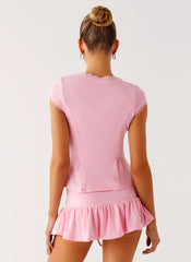 Landon Mini Skort - Pink