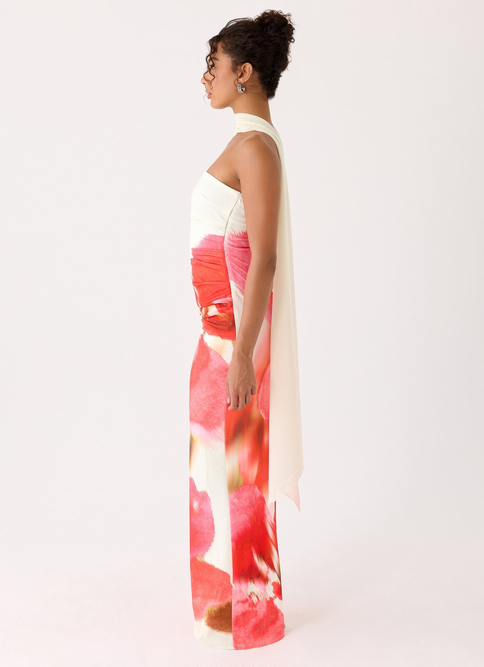 Libra Maxi Dress - Porcelain Rose