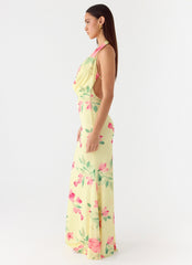 Like You Better Maxi Dress - Lemon Soleil