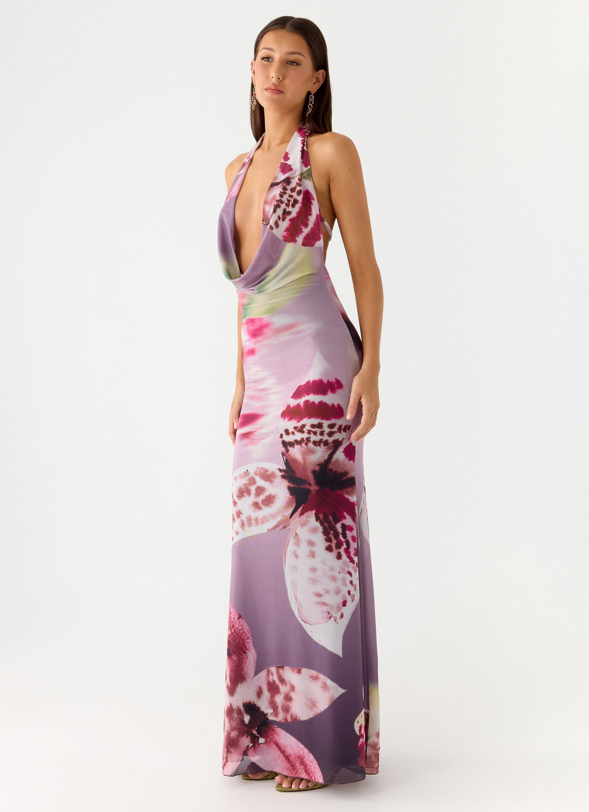 Like You Better Maxi Dress - Ombre Floral Affair