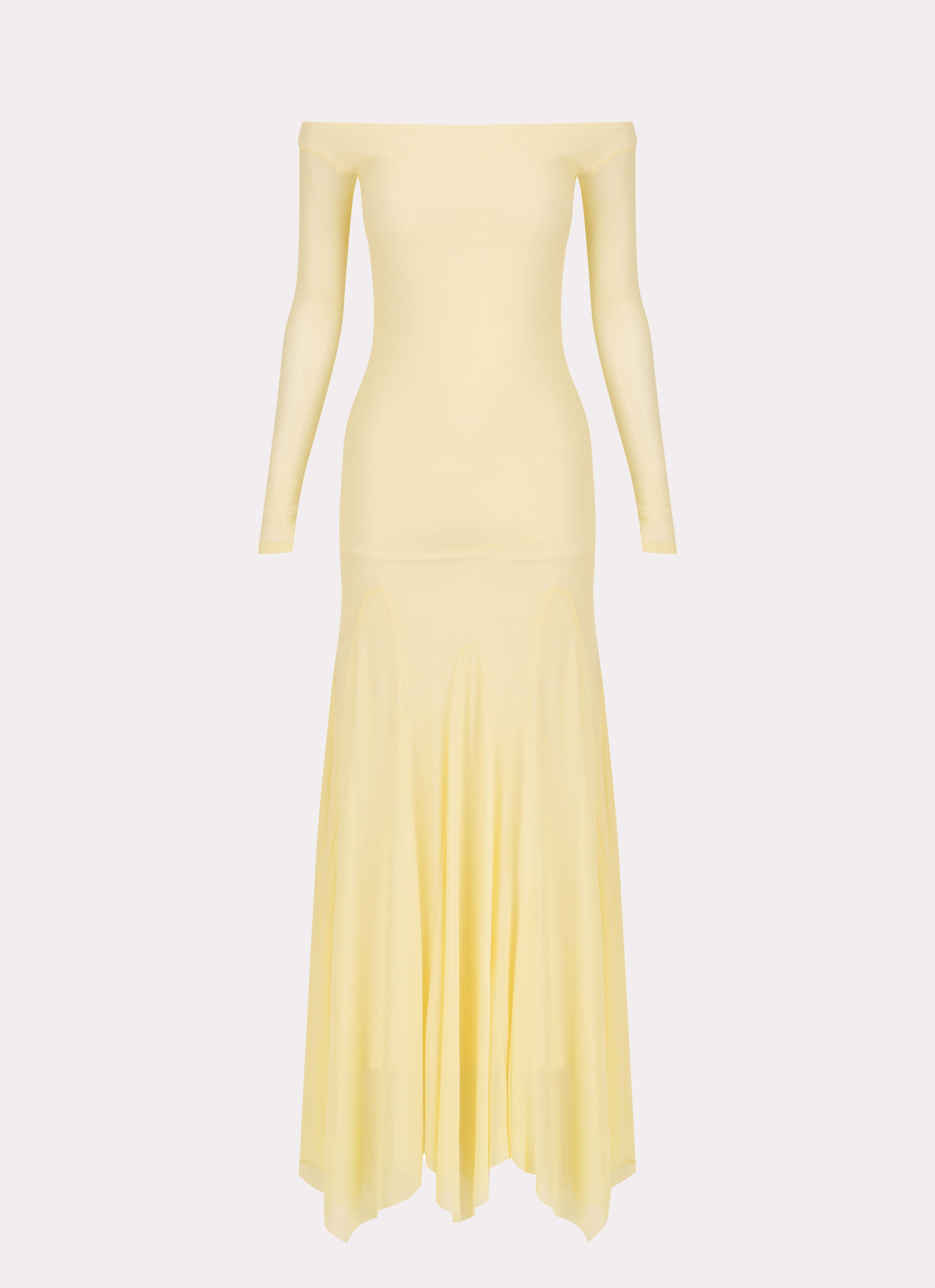 Maribel Maxi Dress - Yellow