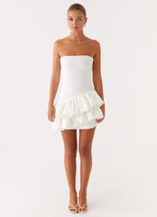 Marie Mini Dress - White