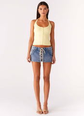 Nashville Denim Skort - Blue
