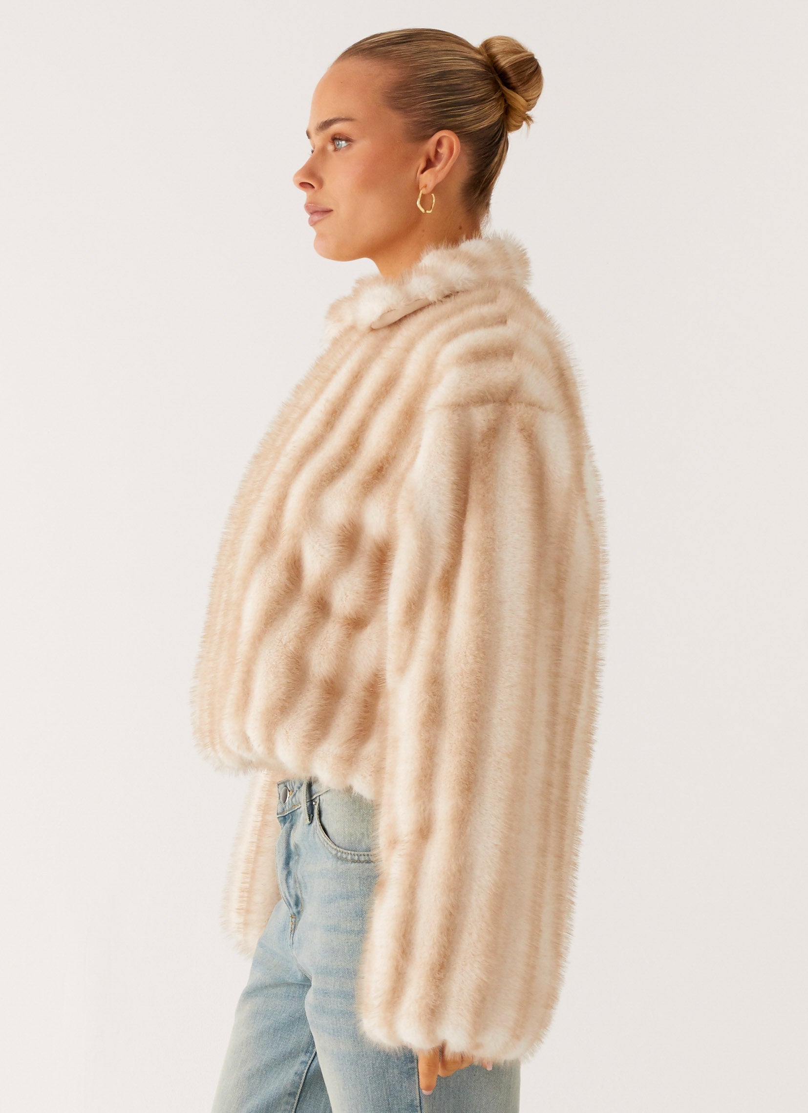 Naylor Faux Fur Jacket - Blonde