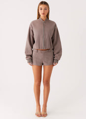 Thats Chill Bomber Jacket - Grey