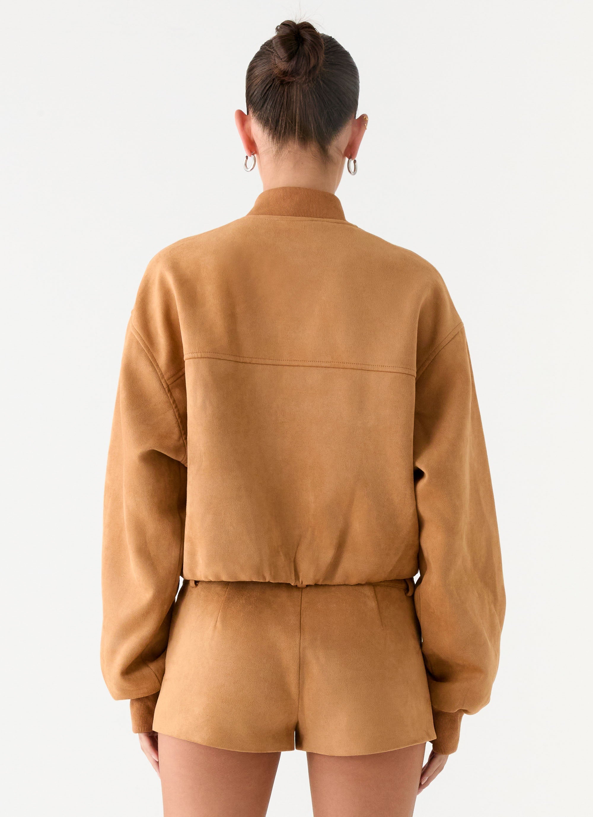 Thats Chill Bomber Jacket - Brown