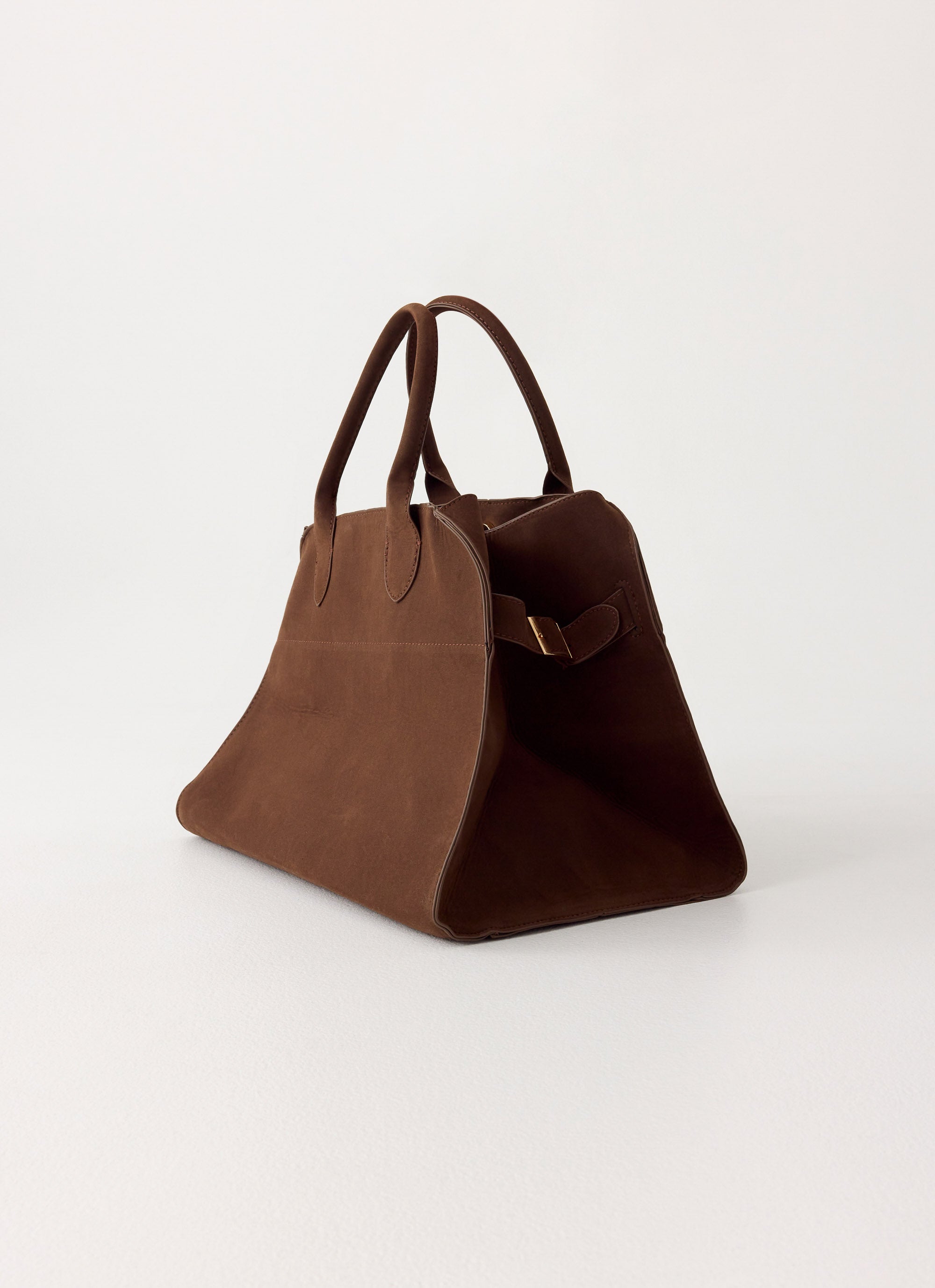 Twilight Drift Faux Suede Bag - Espresso