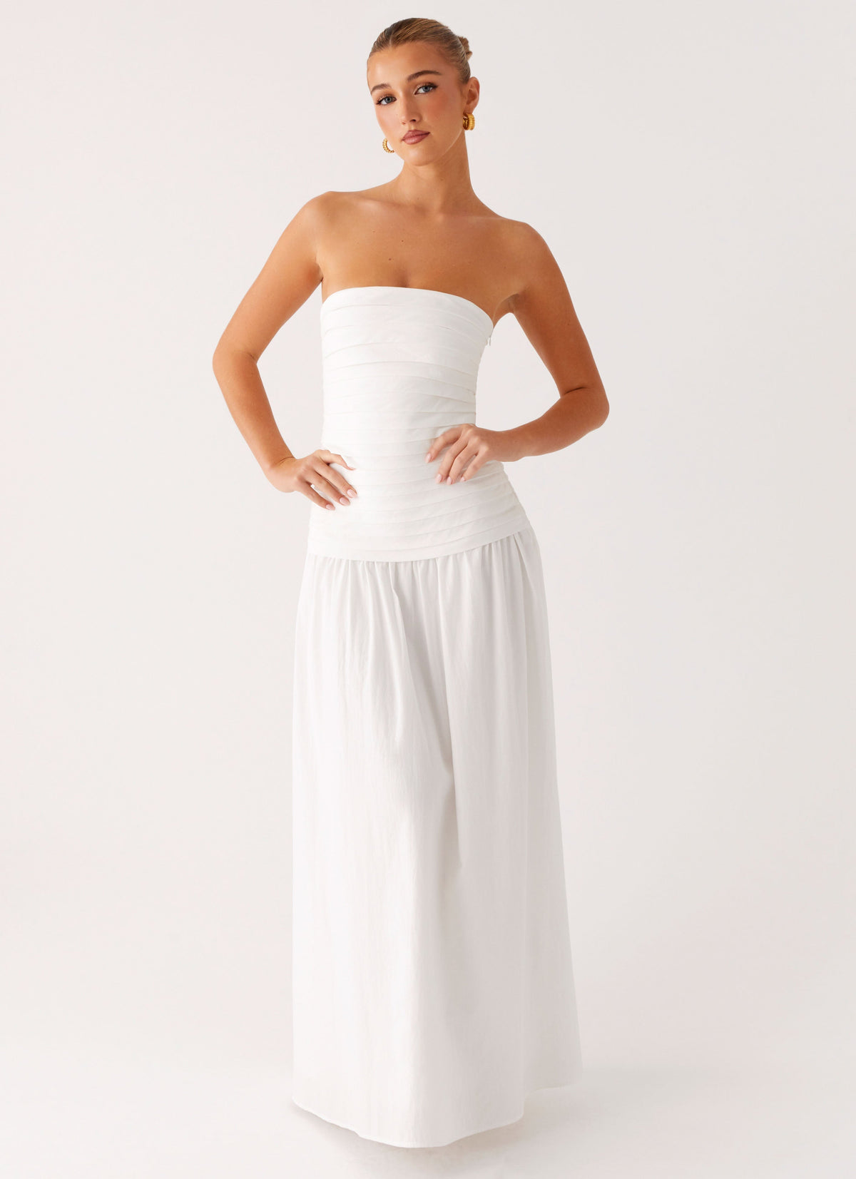 Tyrah Maxi Dress - White