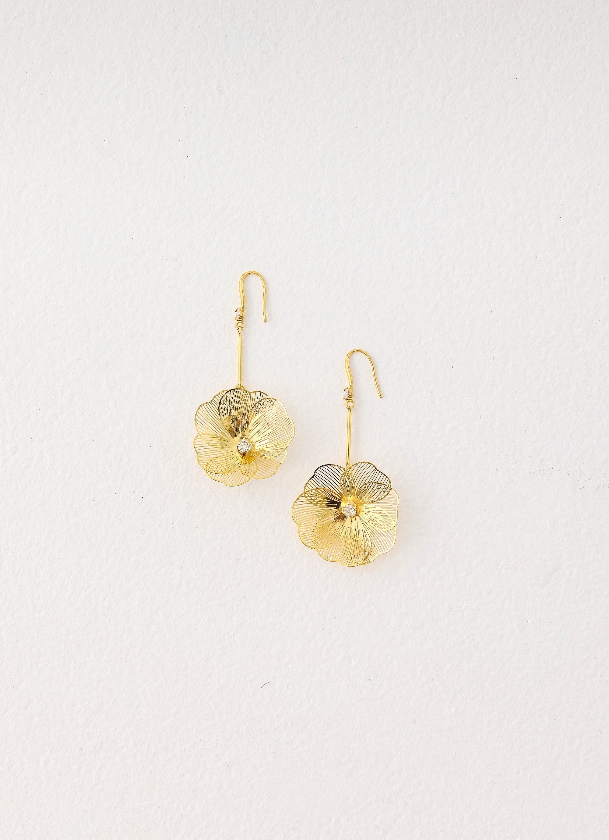 Violet Hour Earrings - Gold